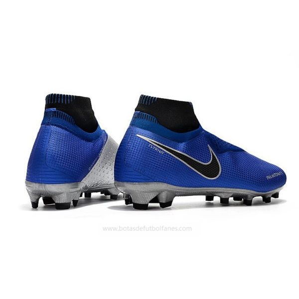 Nike Phantom Vision Elite DF FG Azul Plata